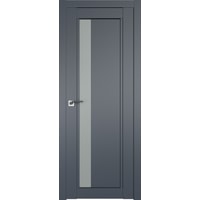Межкомнатная дверь ProfilDoors 2.71U L 90x200 (антрацит/стекло матовое)