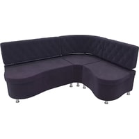 Угловой диван Лига диванов Вегас 105174 (правый, фиолетовый)