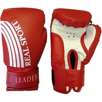 Перчатки для бокса Realsport Leader 6 Oz (красный)