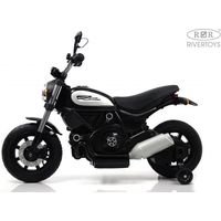 Электромотоцикл RiverToys Z111ZZ (черный)