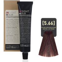 Крем-краска для волос Insight Incolor 5.66 глубокий красный светло-коричневый