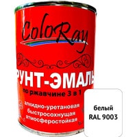 Грунт-эмаль ColoRay 3 в 1 белый (2.7 кг)
