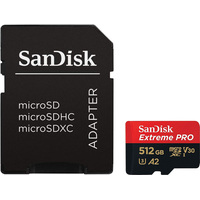 Карта памяти SanDisk Extreme PRO microSDXC SDSQXCD-512G-GN6MA 512GB (с адаптером) в Бресте