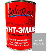 Грунт-эмаль ColoRay 3 в 1 серый (0.9 кг)