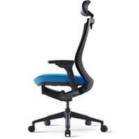 Кресло Bestuhl S10E120L (черная крестовина, черный/синий)
