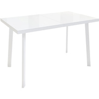 Кухонный стол Listvig Фин 120-152x70 (белый)