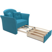 Кресло-кровать Мебель-АРС Малютка №2 (рогожка, синий)
