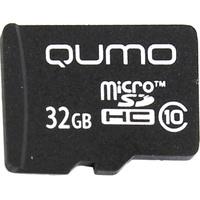 Карта памяти QUMO microSDHC QM32GMICSDHC10NA 32GB