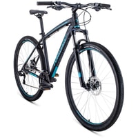 Велосипед Forward Next 29 2.0 disc р.21 2020 (черный/голубой)