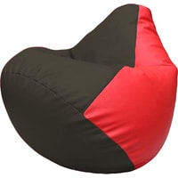Кресло-мешок Flagman Груша Макси Г2.3-1609 (черный/красный)