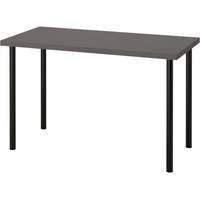 Стол Ikea Лагкаптен/Адильс 494.164.51 (темно-серый/черный)