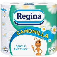 Туалетная бумага Regina Camomilla (4 рулона)