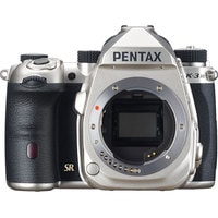 Зеркальный фотоаппарат Pentax K-3 Mark III Body (серебристый)