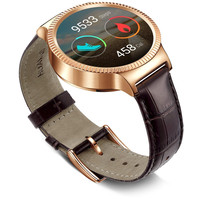 Умные часы Huawei Watch Rose Gold Stainless Steel with Brown Leather Strap