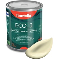 Краска Finntella Eco 3 Wash and Clean Ivory F-08-1-1-LG42 0.9 л (светло-желтый)