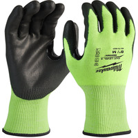 Текстильные перчатки Milwaukee HI-VIS CUT C XXL