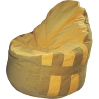 Кресло-мешок Bagland Комфорт Сигма XL (шенилл сахара 38/шенилл сахара 47)