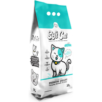 Наполнитель для туалета Soft Cat С ароматом марсельского мыла комкующийся (10 л/8.5 кг)