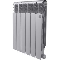 Биметаллический радиатор Royal Thermo Revolution Bimetall 500 2.0/Silver Satin (6 секций)