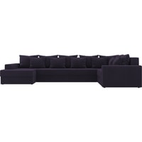 П-образный диван Mebelico Мэдисон-П 106871 (правый, фиолетовый)