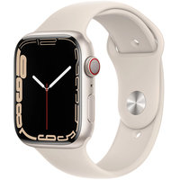 Умные часы Apple Watch Series 7 LTE 45 мм (сияющая звезда/спортивный)