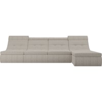 Модульный диван Лига диванов Холидей люкс 105576 (корфу 02, светло-серый)