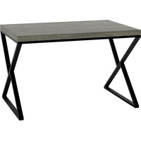 Кухонный стол TMB Loft Дункан Дуб 1500x600 40 мм (угольный серый)