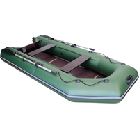 Моторно-гребная лодка Аква 3200 СК (зеленый)