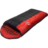 Спальный мешок Indiana Maxfort Plus (правая молния, черный/красный)