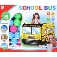 Игровая палатка Darvish Школьный автобус (50 шаров) DV-T-1682