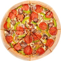 Пицца Domino's Барбекю Делюкс (ультратонкое, 30 см)