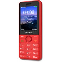 Кнопочный телефон Philips Xenium E172 (красный)