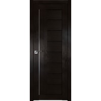 Межкомнатная дверь ProfilDoors 17X 60x200 (венге мелинга/стекло черный триплекс)
