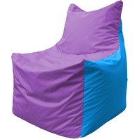 Кресло-мешок Flagman Фокс Ф2.1-111 (сиреневый/голубой)