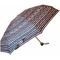 Складной зонт RST Umbrella Сердечки ВУ-807 (синий)