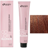 Крем-краска для волос Sergio Professional Color&Blonde 7.43 средне-русый медно-золотистый