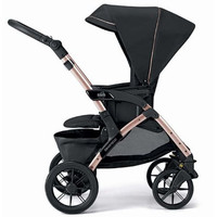 Универсальная коляска CAM Tris Smart (3 в 1, черный/розовый)