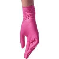 Нитровиниловые перчатки Wally Plastic L 100 шт (розовый)