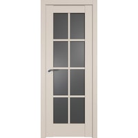 Межкомнатная дверь ProfilDoors 101U L 70x200 (санд/стекло графит)