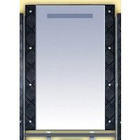  Misty Зеркало Гранд Luxe - 60 подвесное черно-белое