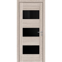 Межкомнатная дверь Triadoors Luxury 570 ПО 70x200 (cappuccino/лакобель черный)