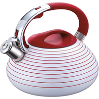 Чайник со свистком Peterhof PH-15568 (красный)
