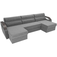 П-образный диван Лига диванов Форсайт 100833 (серый)