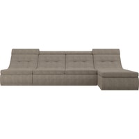 Модульный диван Лига диванов Холидей люкс 105577 (корфу 03, серый)