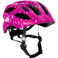 Cпортивный шлем Crazy Safety Spots Pink (M, розовый)
