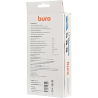 Сетевой фильтр Buro 800SH-5-W