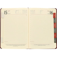 Ежедневник Escalada Тиволи глосс 63752 (176 л, бордовый) в Гомеле
