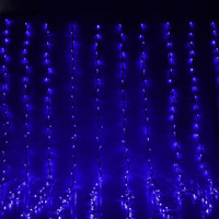 Световой дождь Luazon Led-1500 (2x6 м, синий) [1080208]