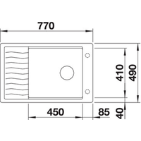 Кухонная мойка Blanco Elon XL 6 S-F 525884 (черный)