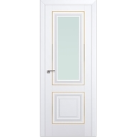 Межкомнатная дверь ProfilDoors 28U L 90x200 (аляска/мателюкс матовое золото)